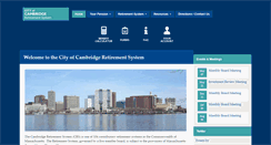 Desktop Screenshot of cambridgeretirementma.gov